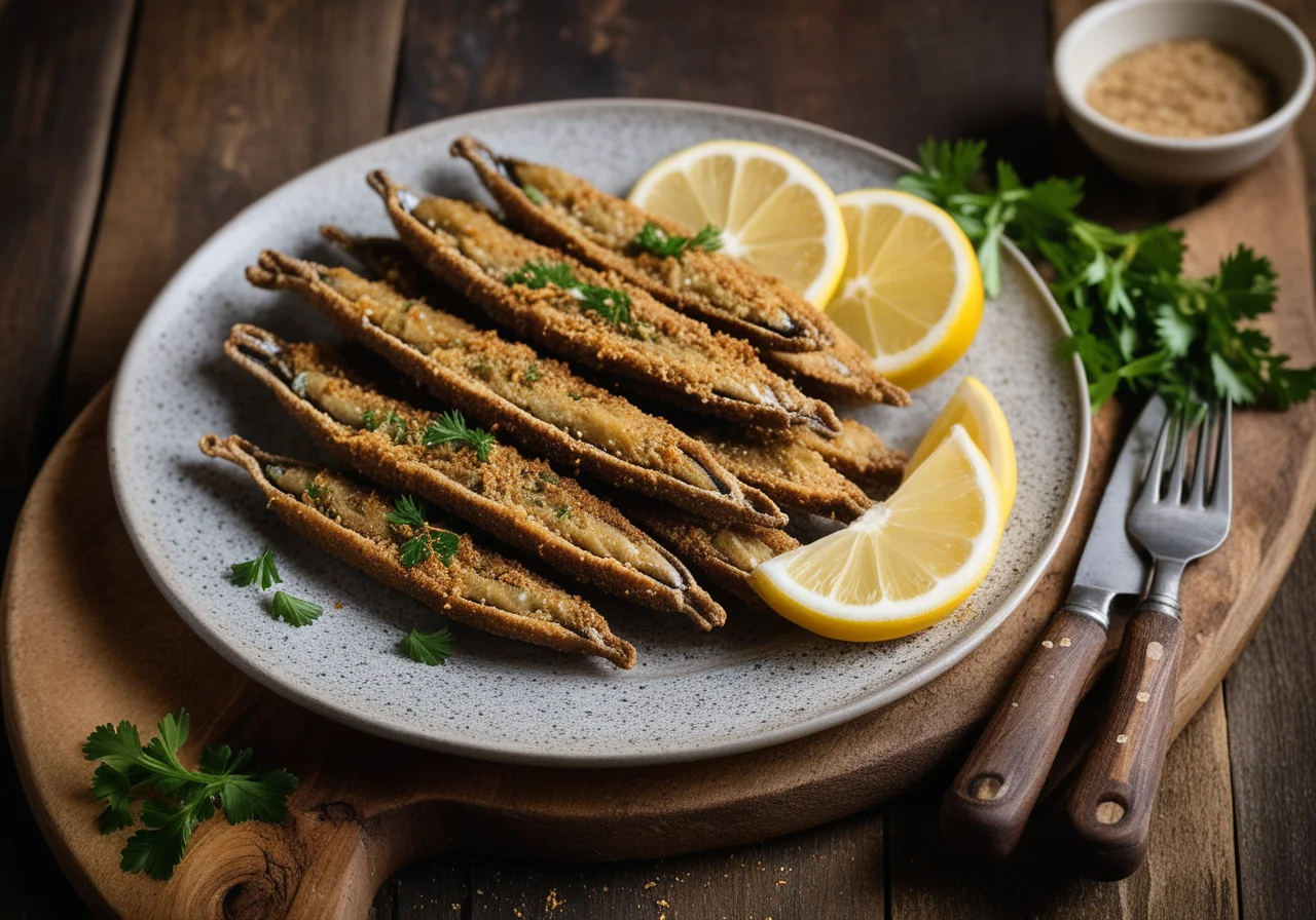 Fried sardines