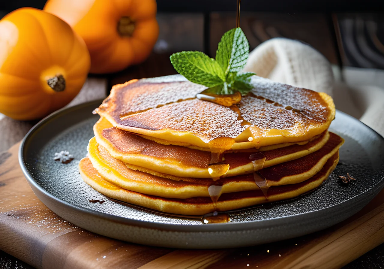 Sweet Butternut Squash Pancakes