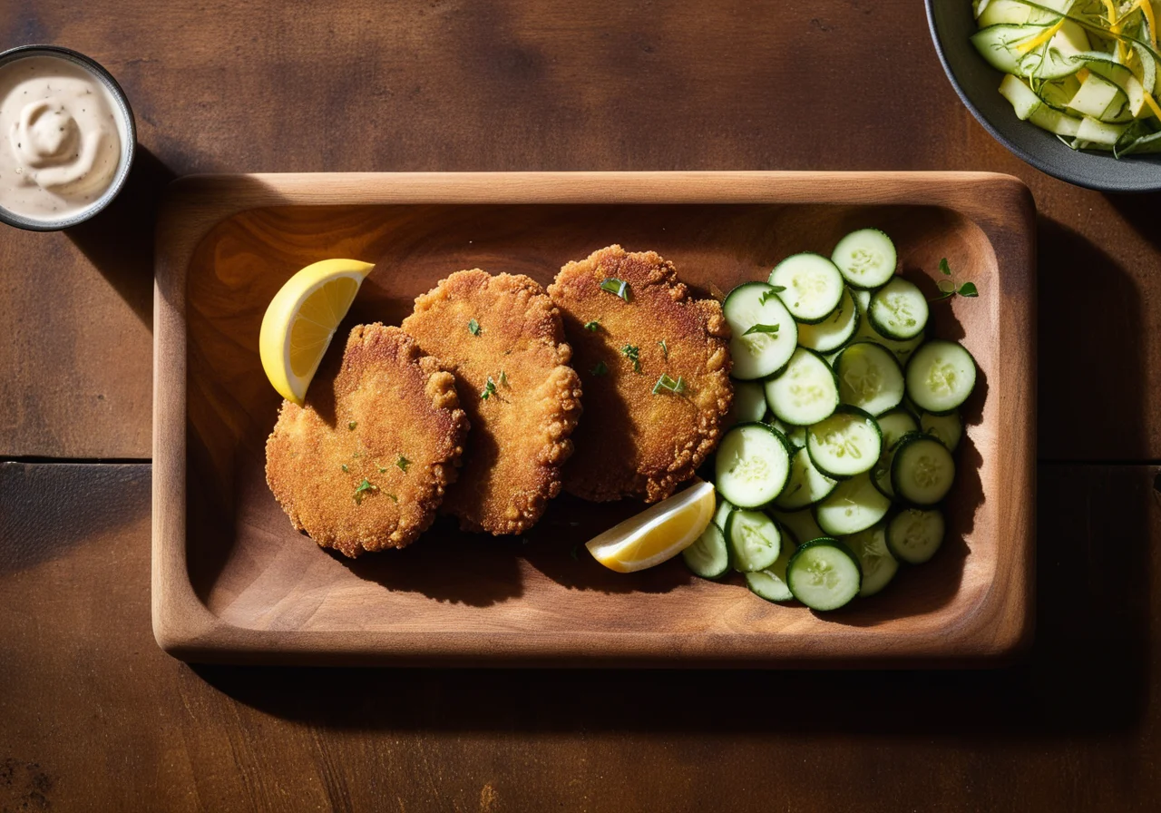 Classic Schnitzel with Potato-Cucumber Salad