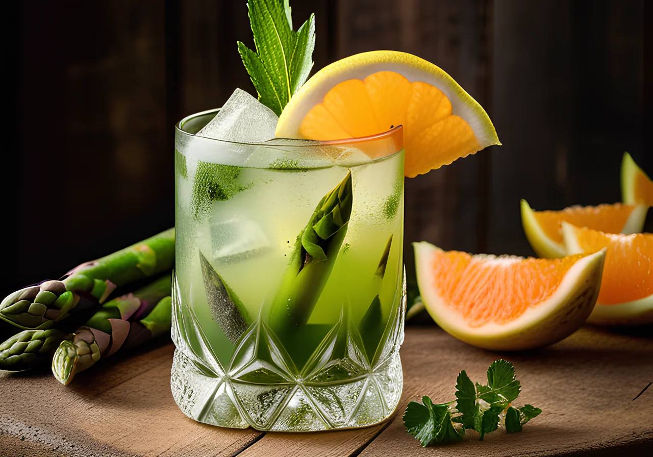 Asparagus-Melon Cocktail