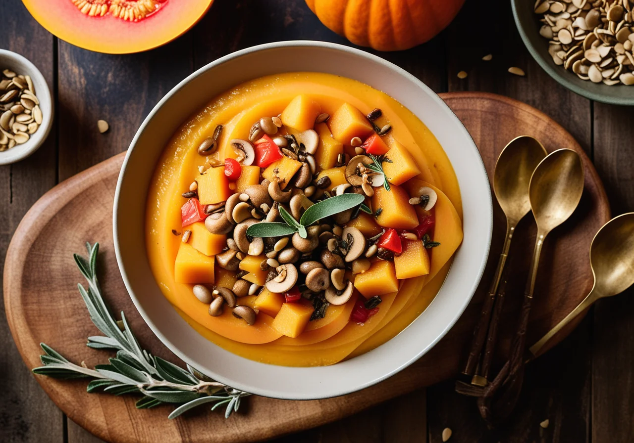 Moschuskürbis Ragout