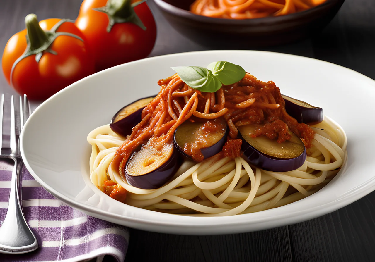 Eggplant Spaghetti