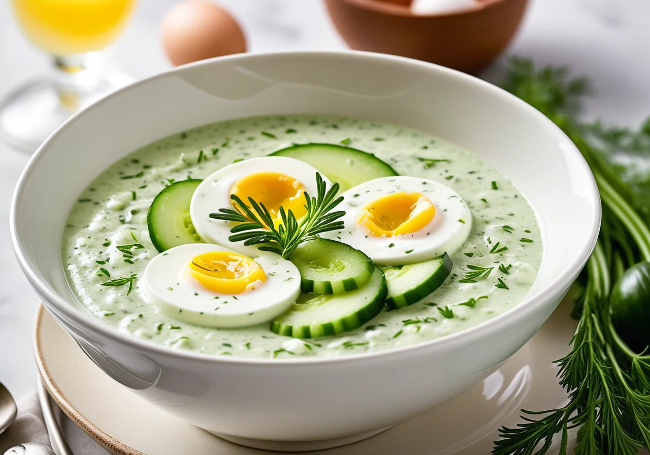 Cold Cucumber Yogurt Soup