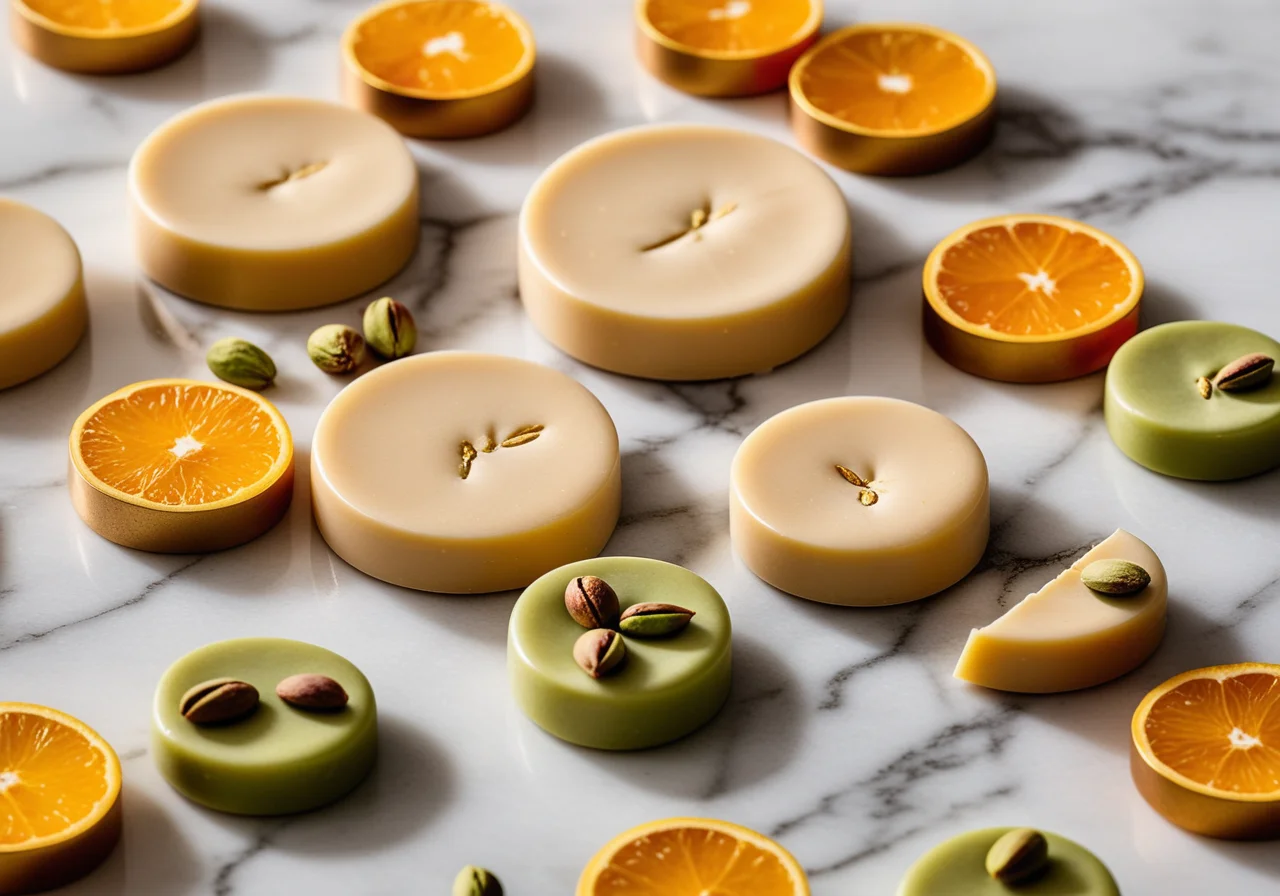 Marzipan Nougat Coins