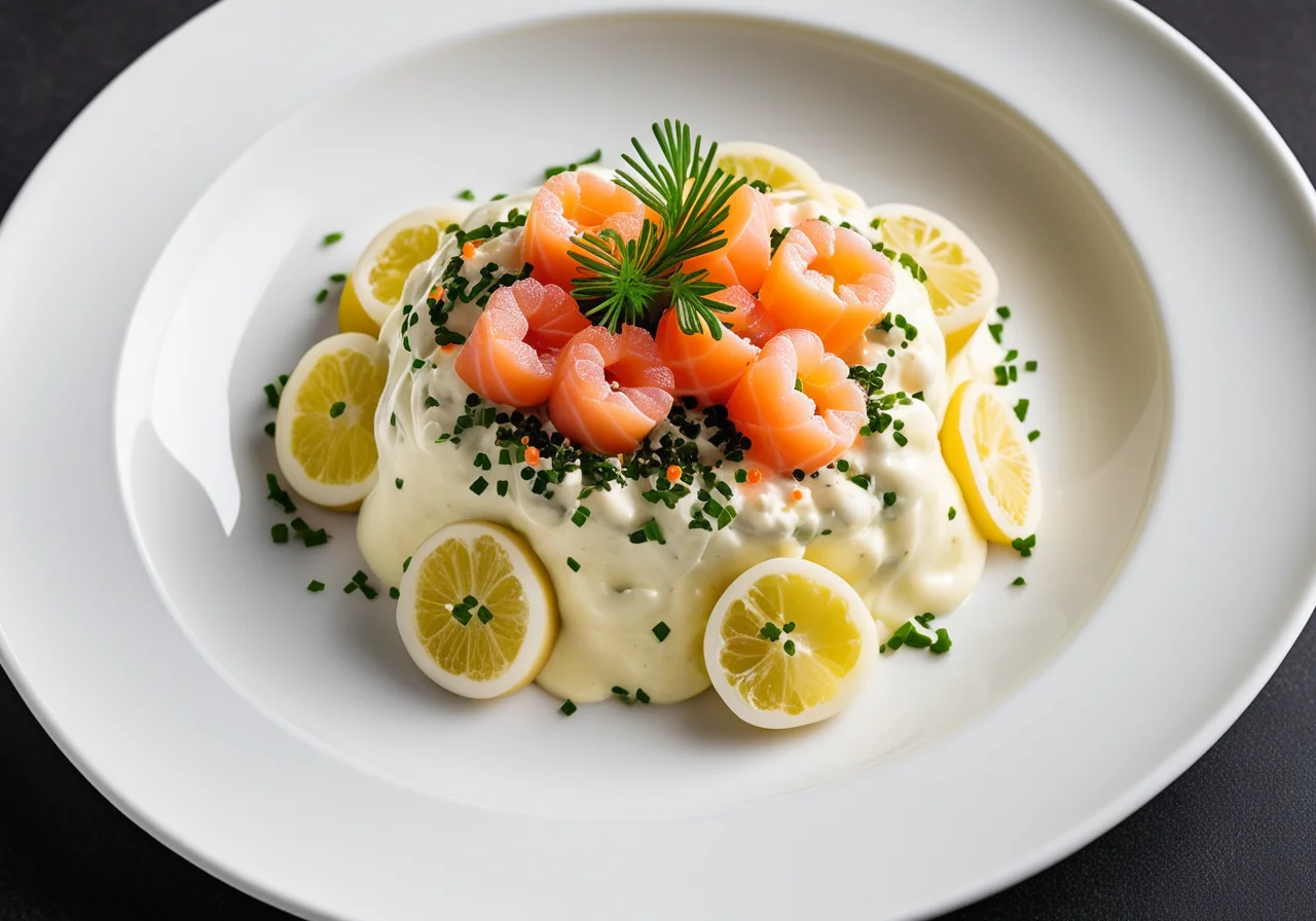 Salmon with Ketakaviar and Potato Salad