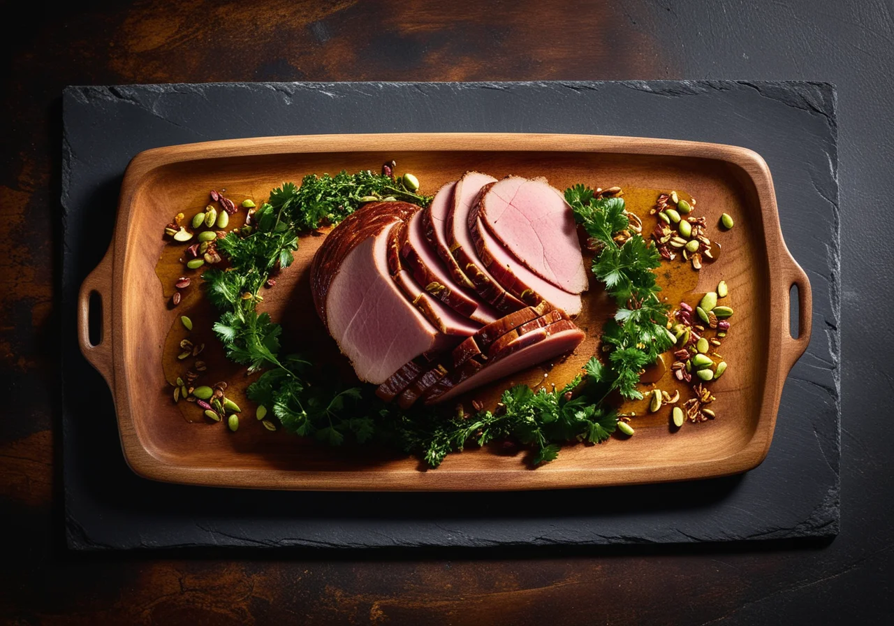 Ham Roast with Pistachios