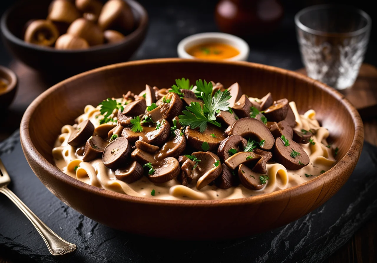 Beef Fillets Stroganoff