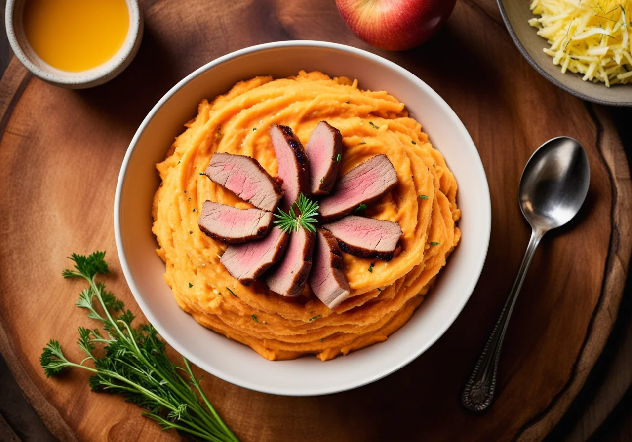 Carrot Mash with Pork