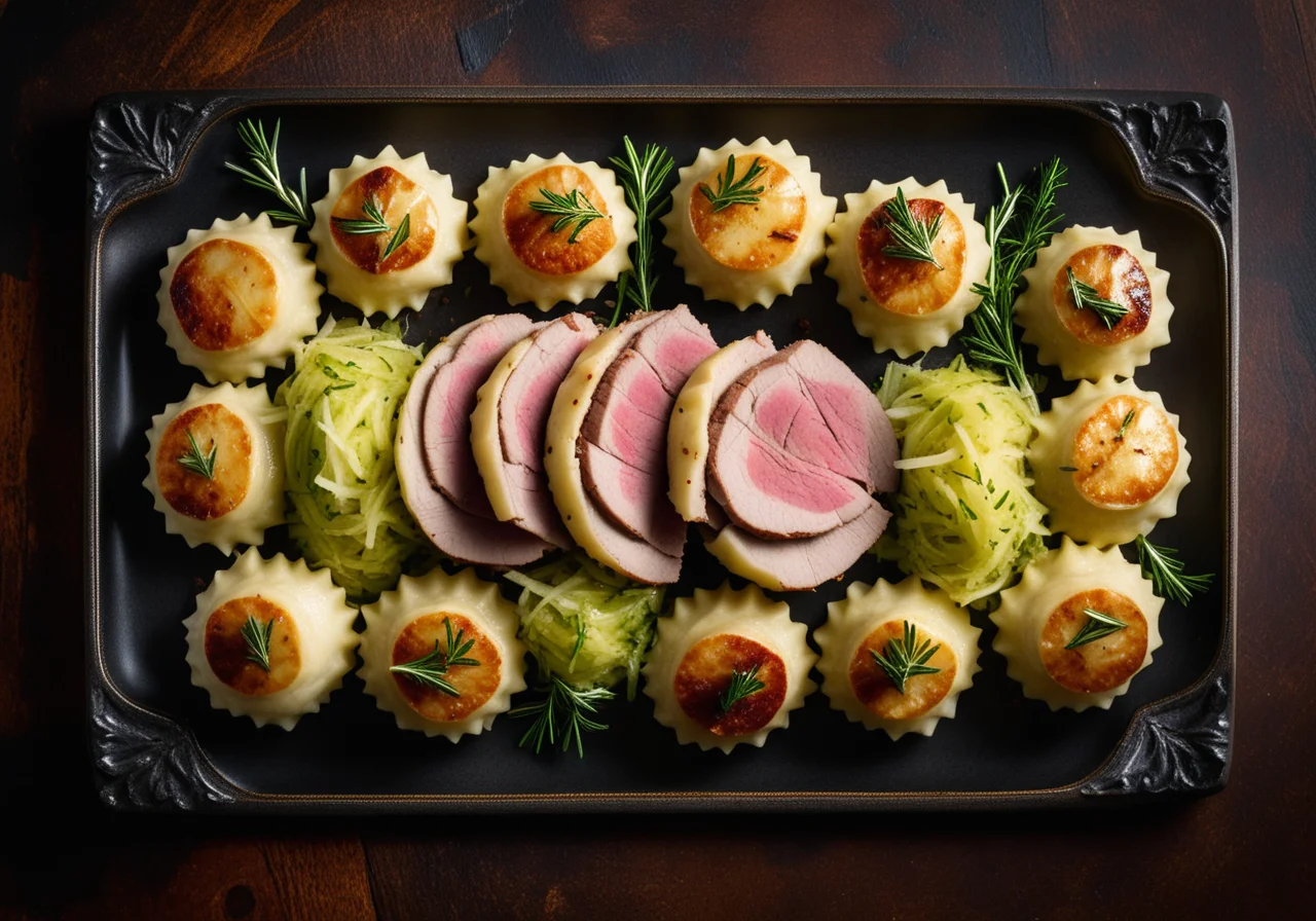 Nackenbraten mit Sauerkraut