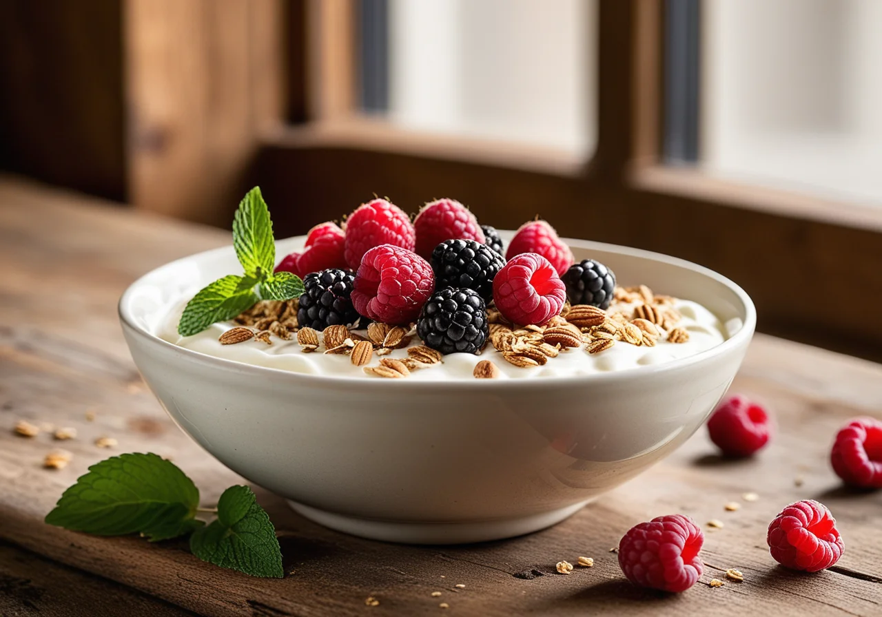Muesli with Crunchy Cereal, Berries and Honey