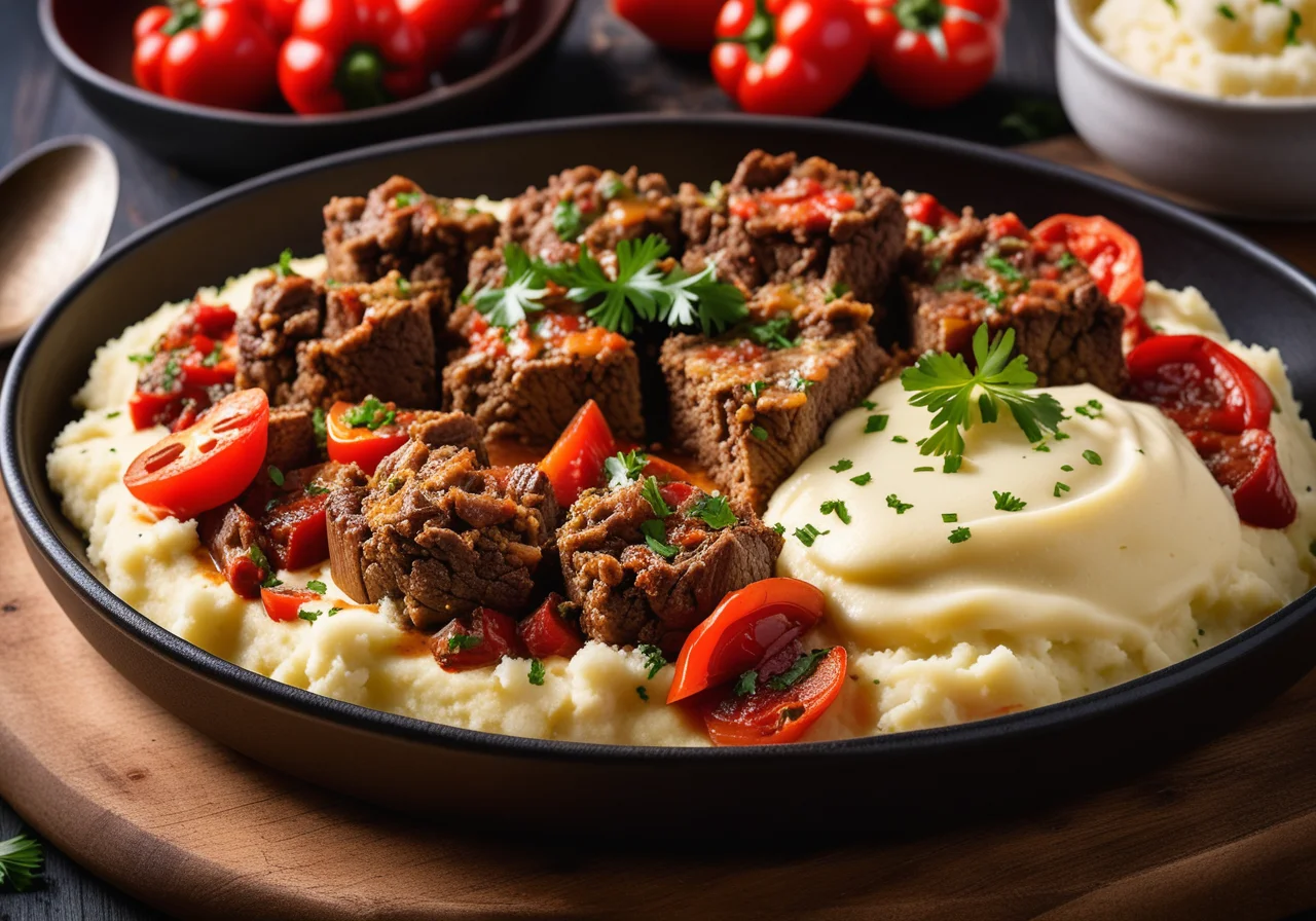 Minced Meat Casserole in English Style
