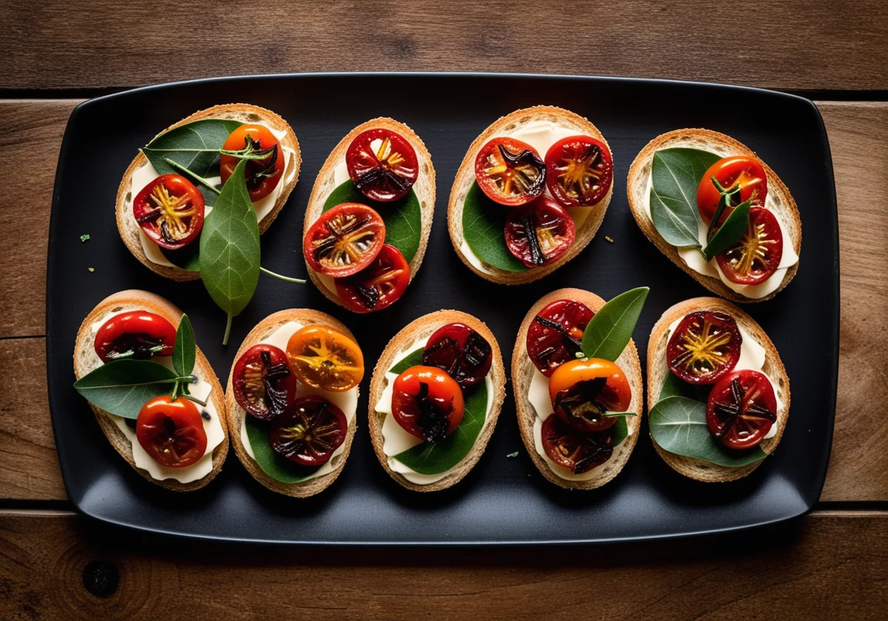 Crostini with Bündnerfleisch