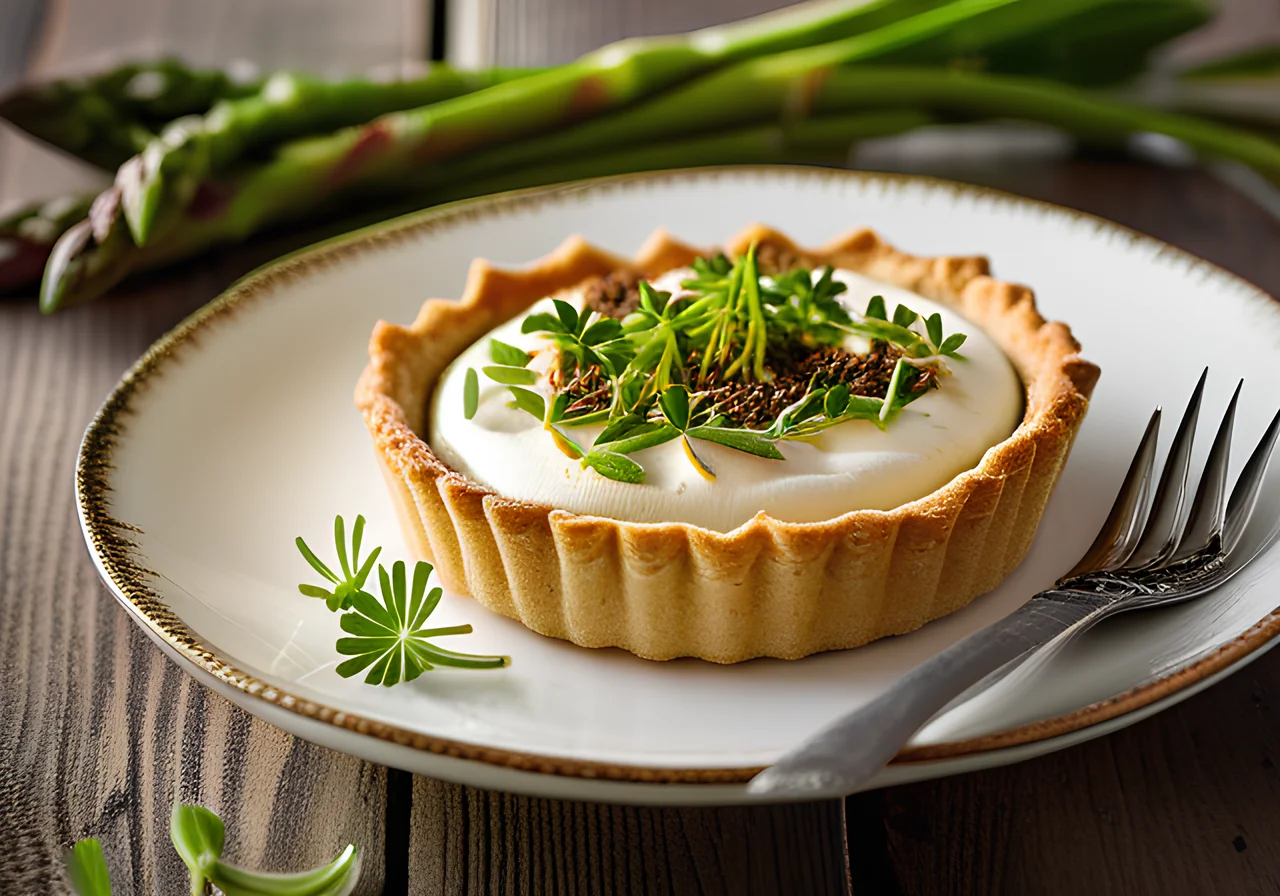 Asparagus Meringue Cake