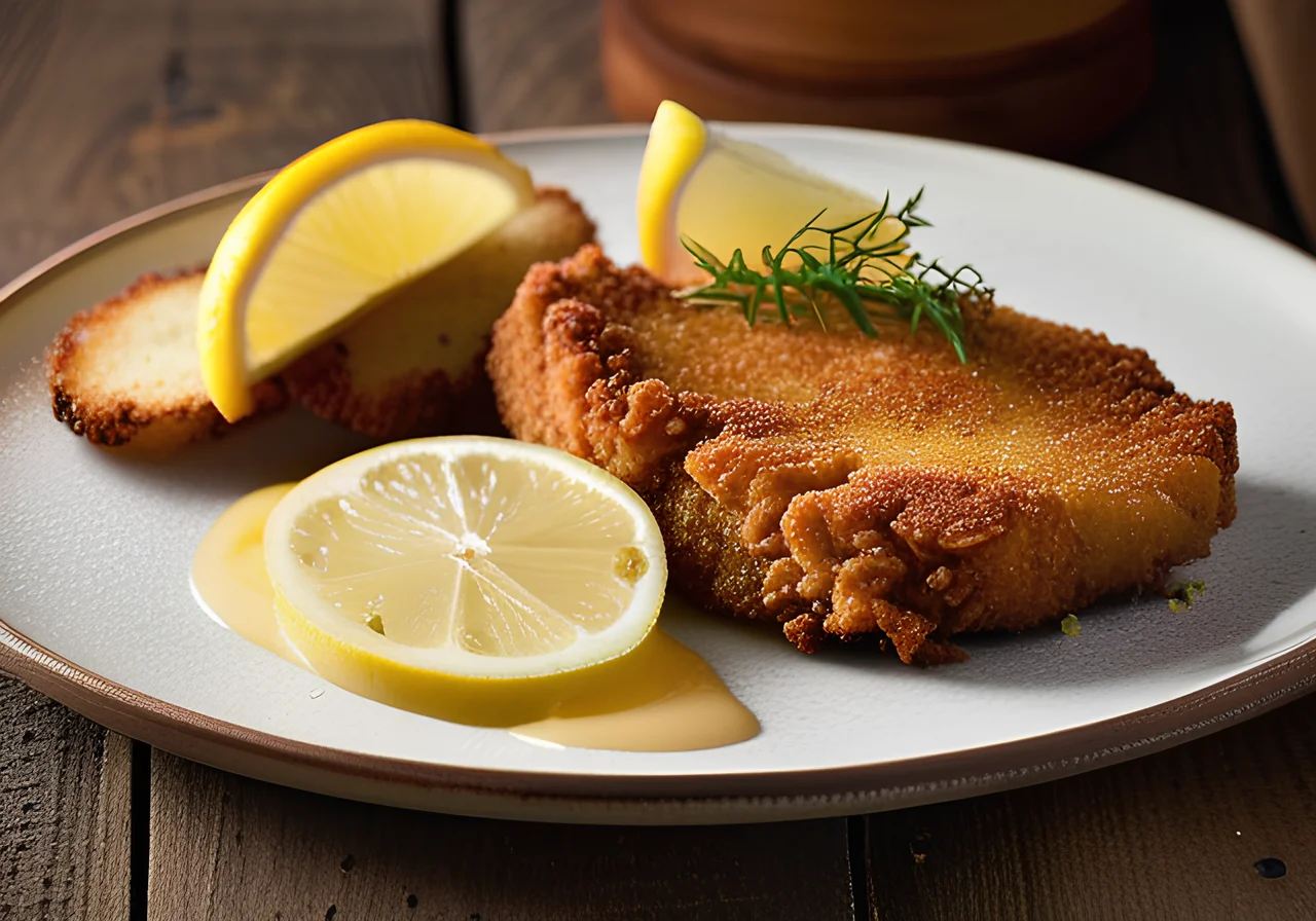 Breaded Schnitzel with Potatoes