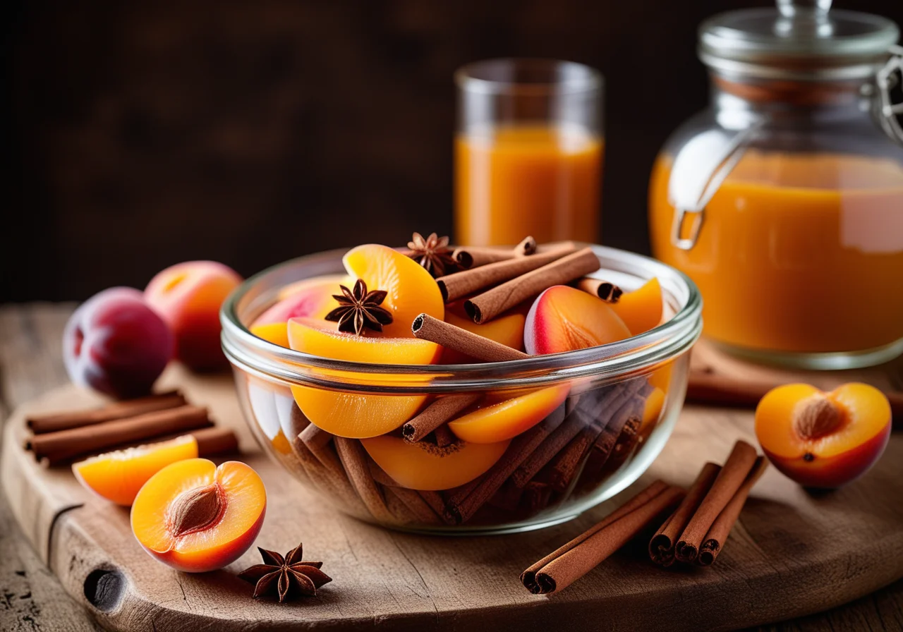 Apricot Rum Pot