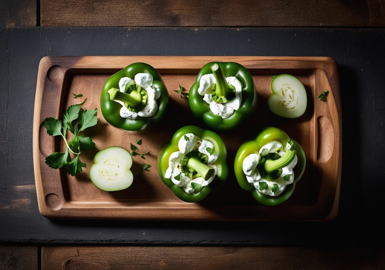 Paprika with Quark Filling