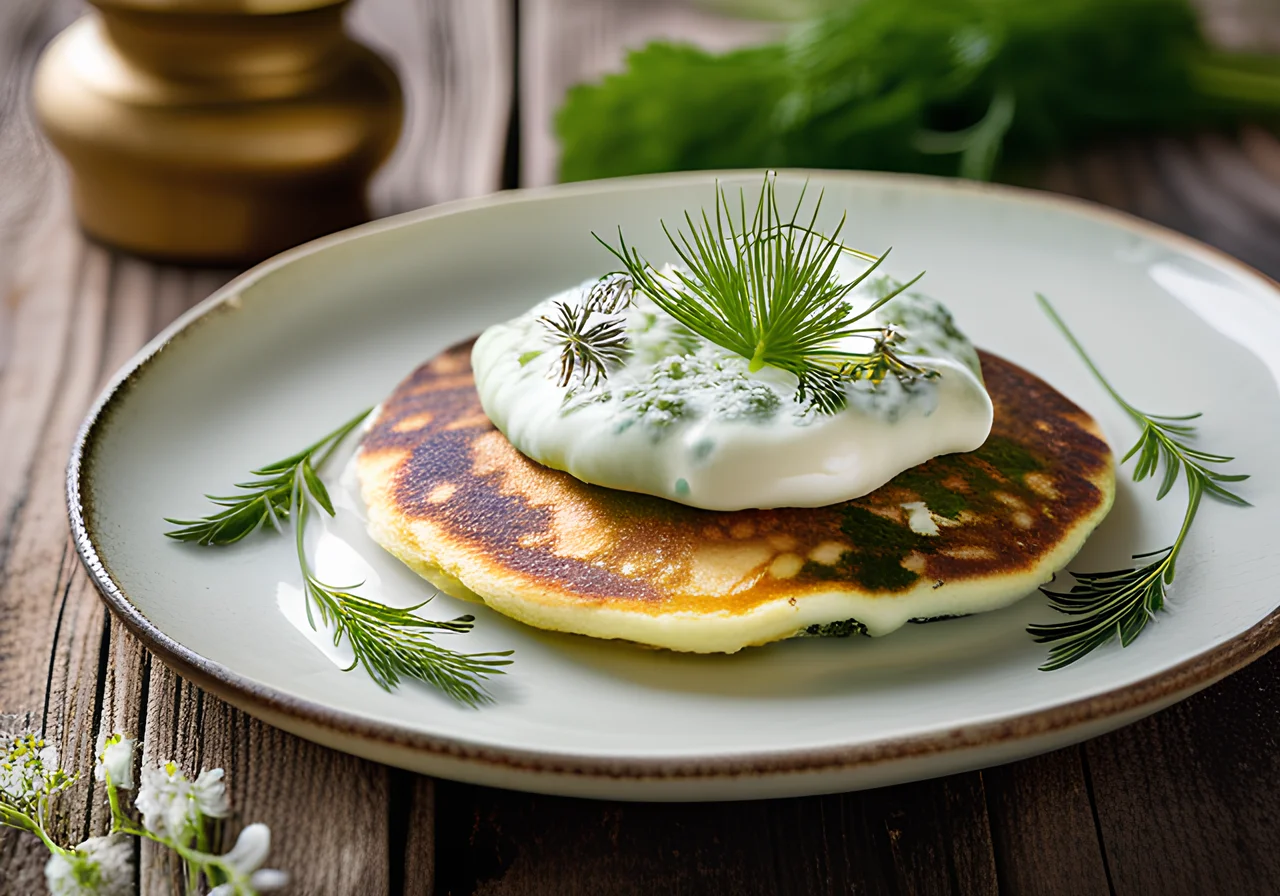 Wild Garlic Pancakes