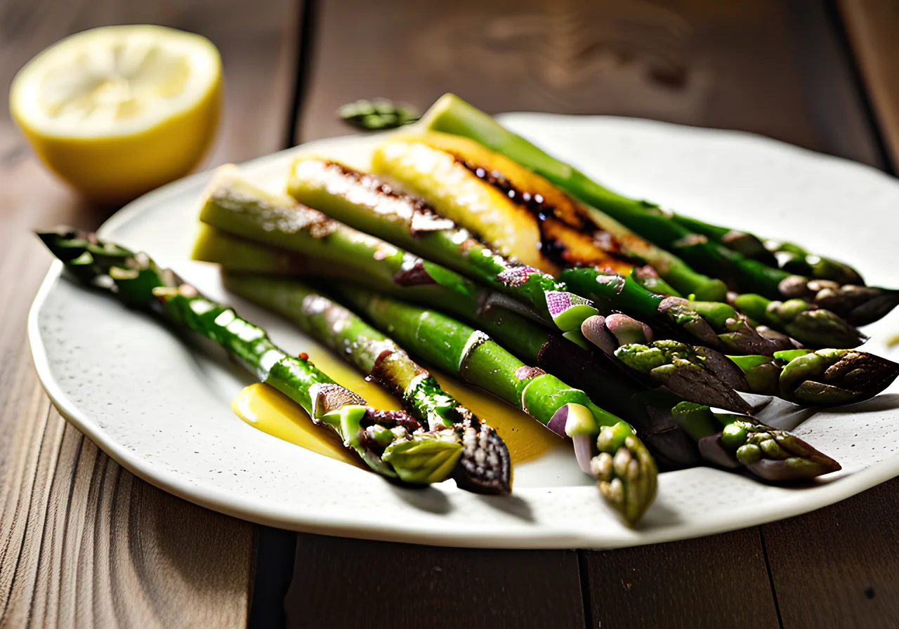 Grilled Green Asparagus