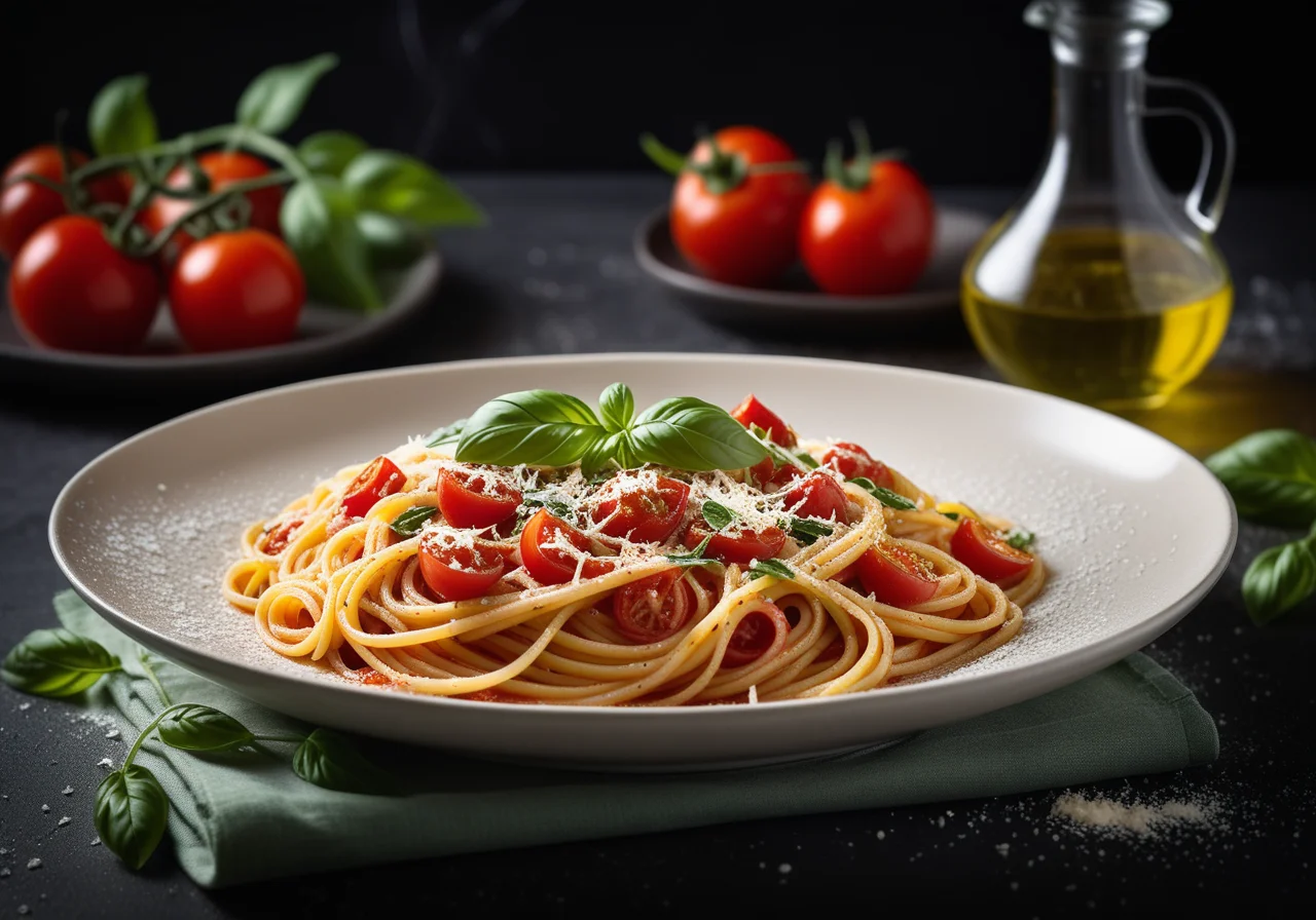 Spaghetti with Tomato Sauce
