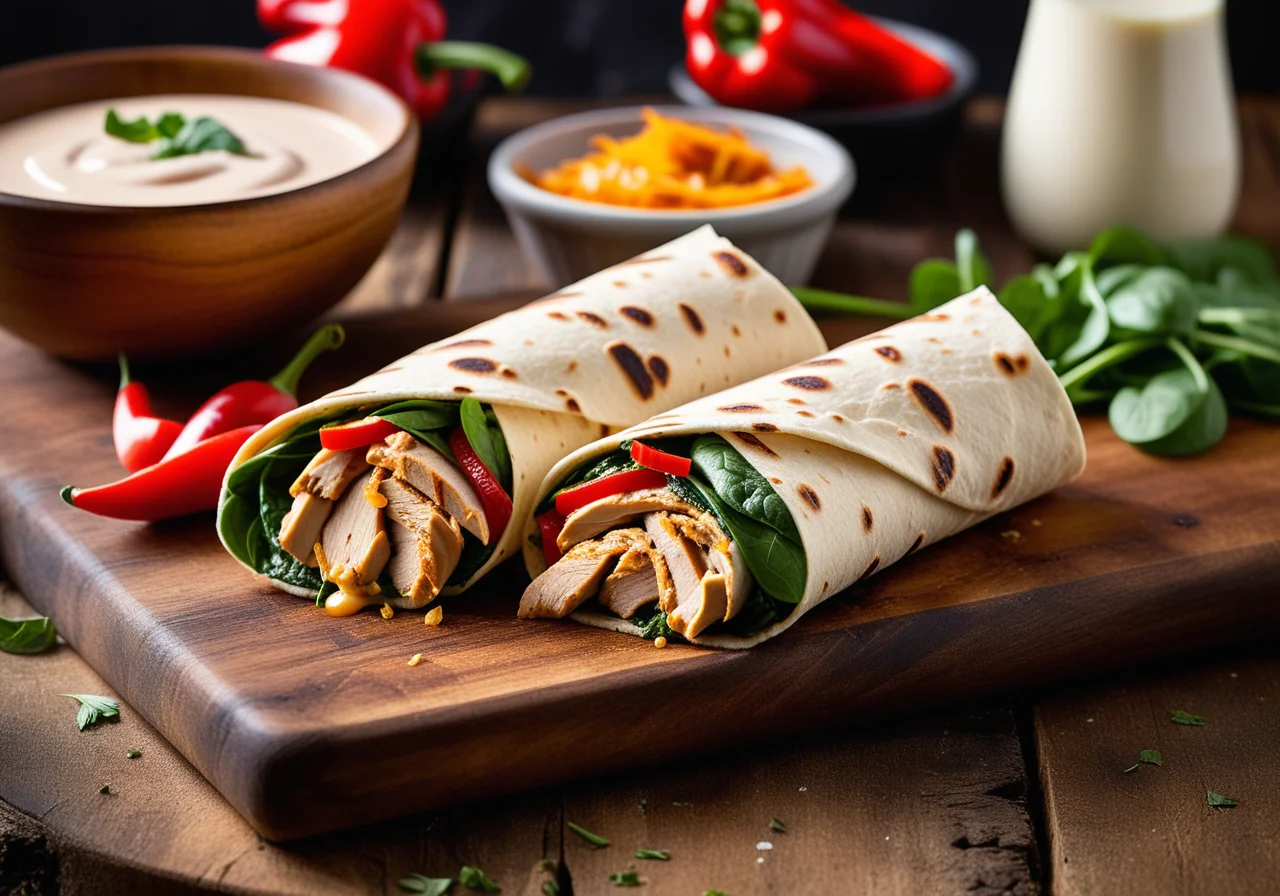 Spicy Chicken Wrap