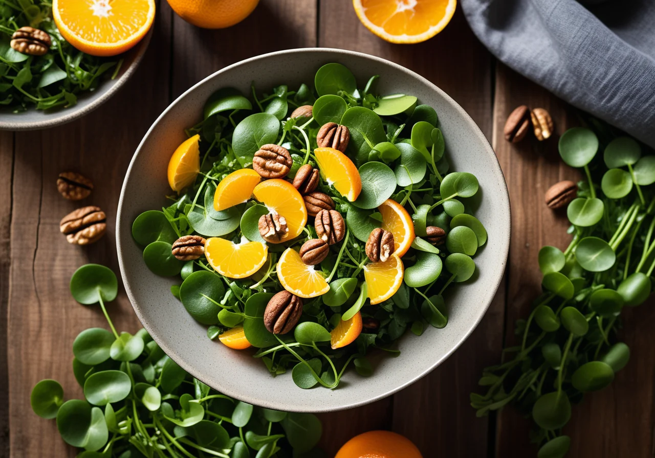 Watercress Salad with Orange Dressing