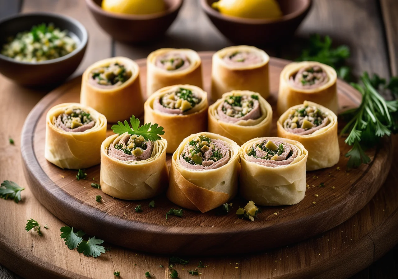 Tuna Caper Rolls