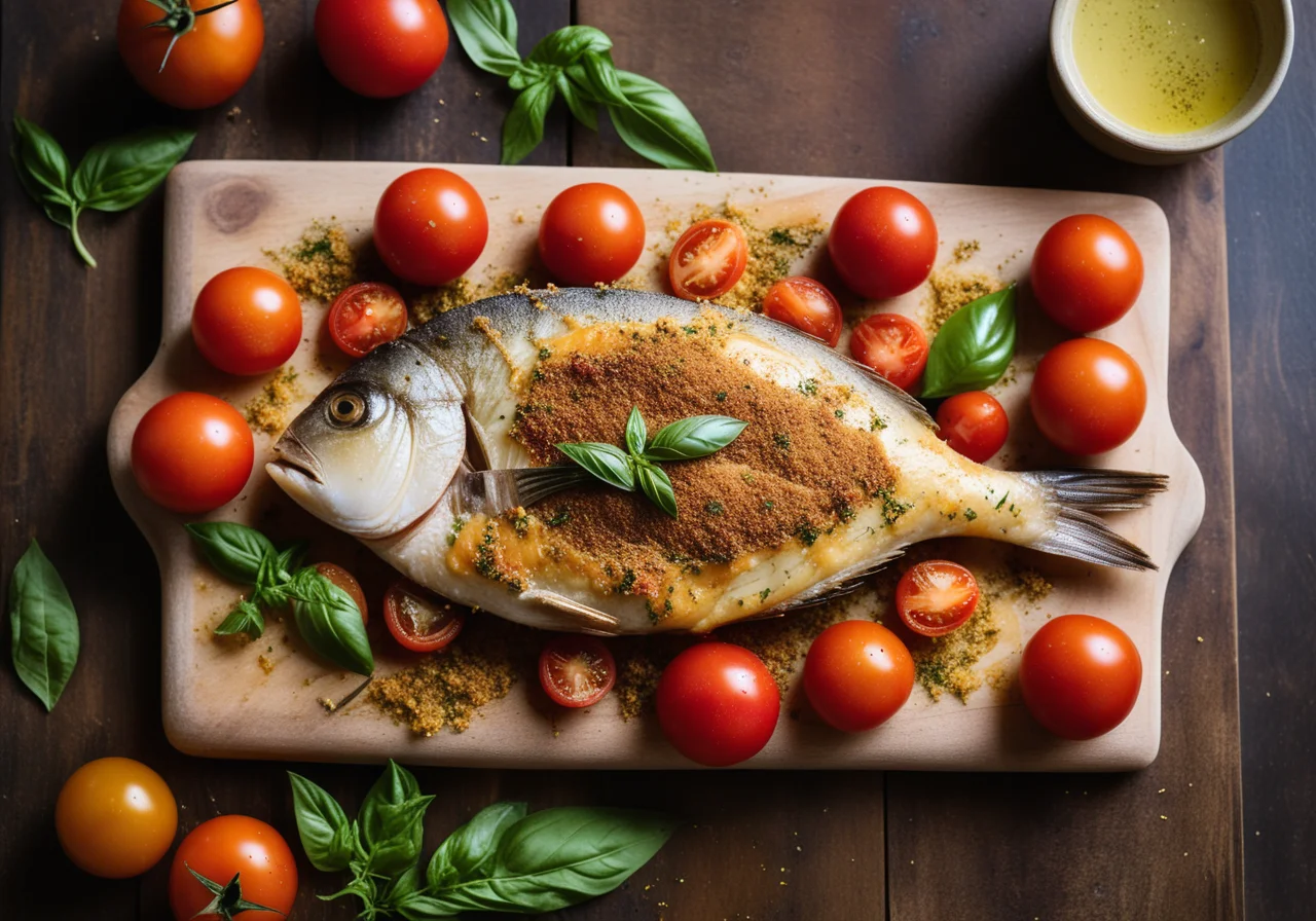 Herb Stuffed Sea Bream