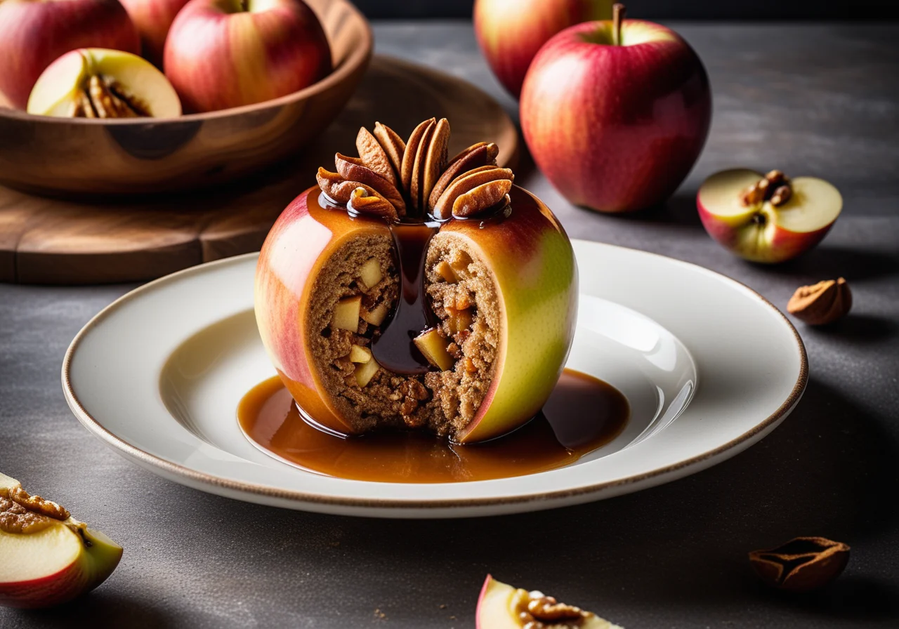 Vegan Baked Apple