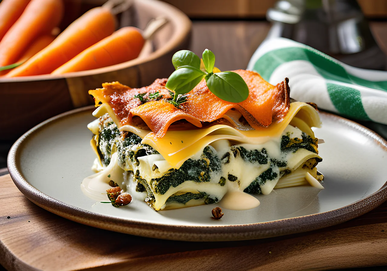 Potato Spinach Lasagna
