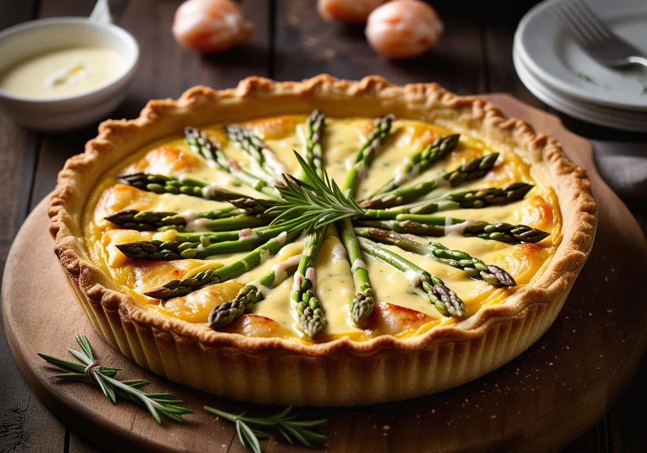Asparagus Quiche