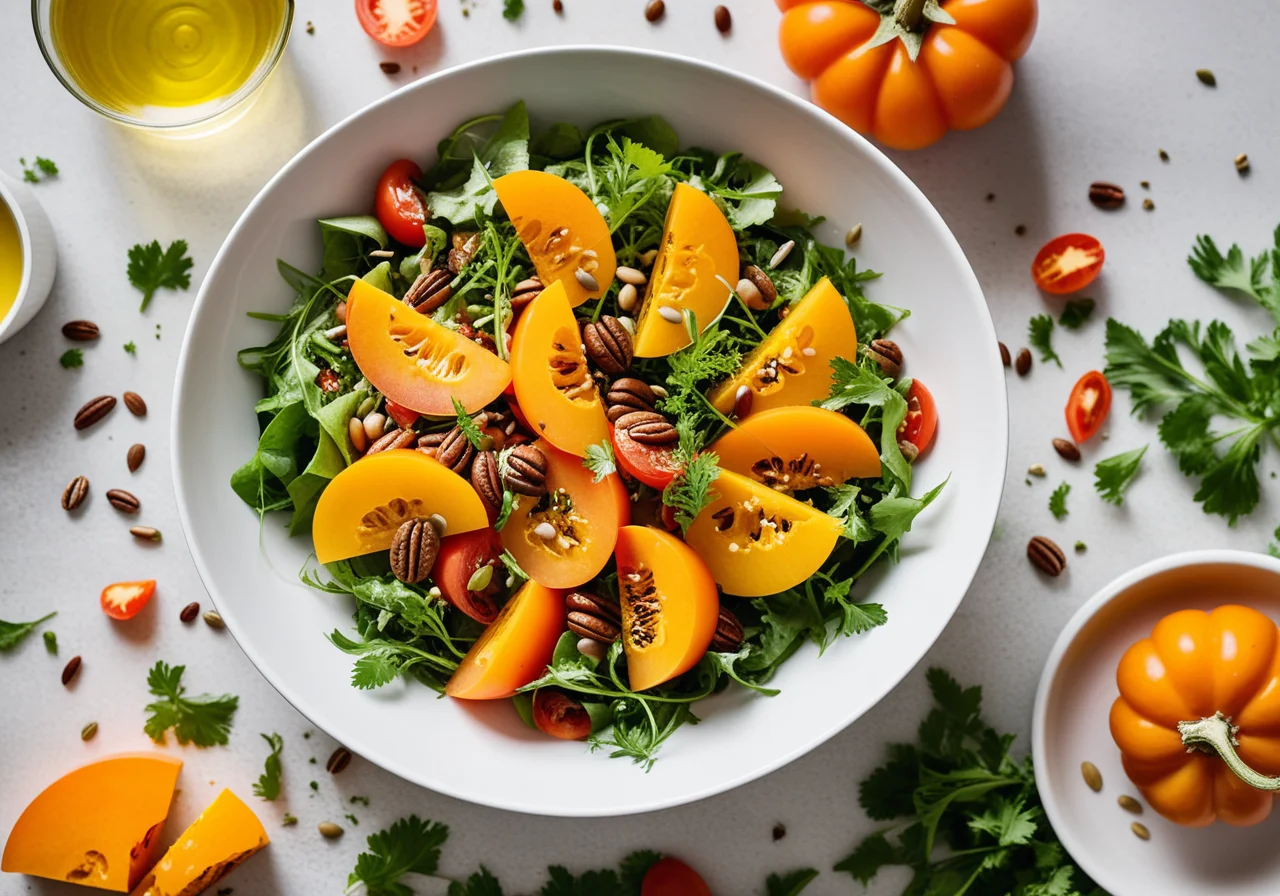 Green Salad with Tomatoes and Carrots