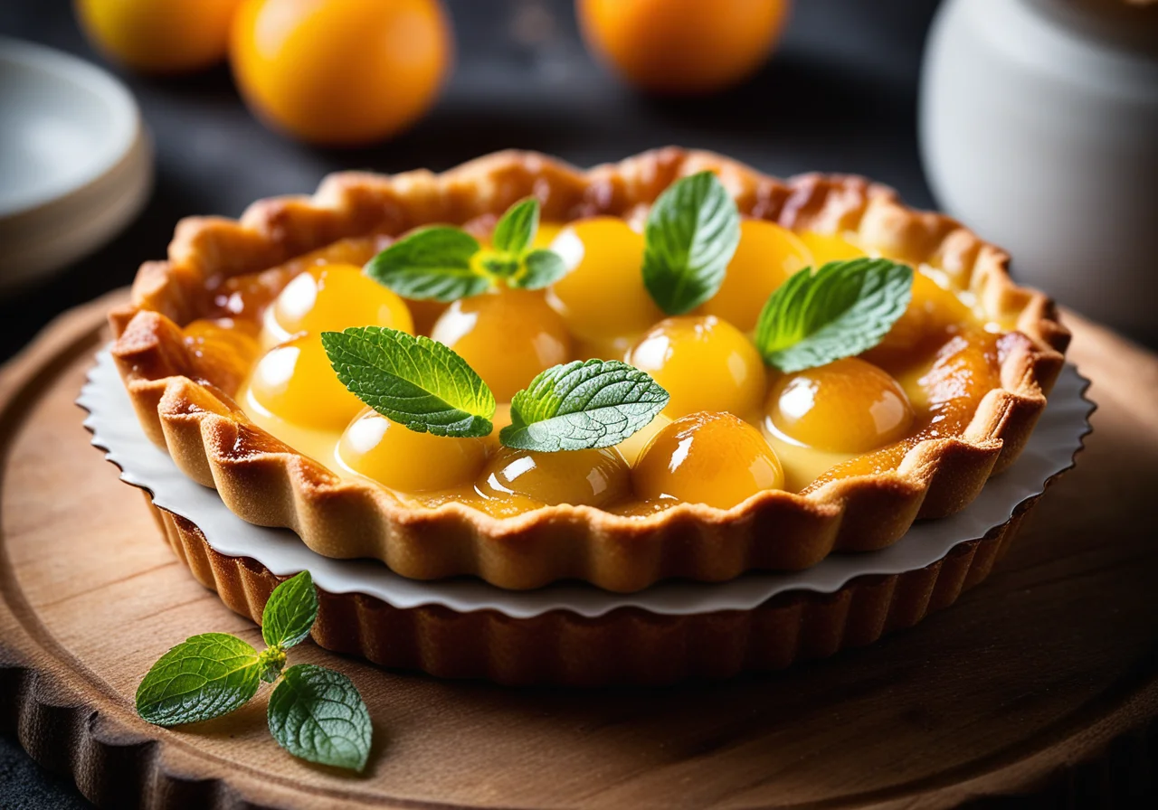 Clafoutis Tartlets with Gooseberries