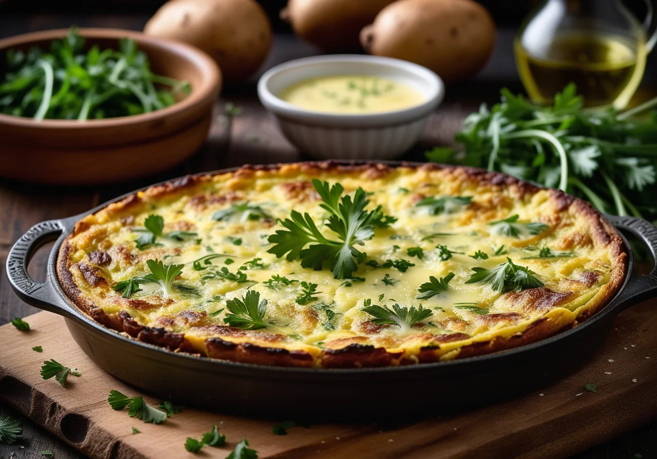 Potato Leek Frittata
