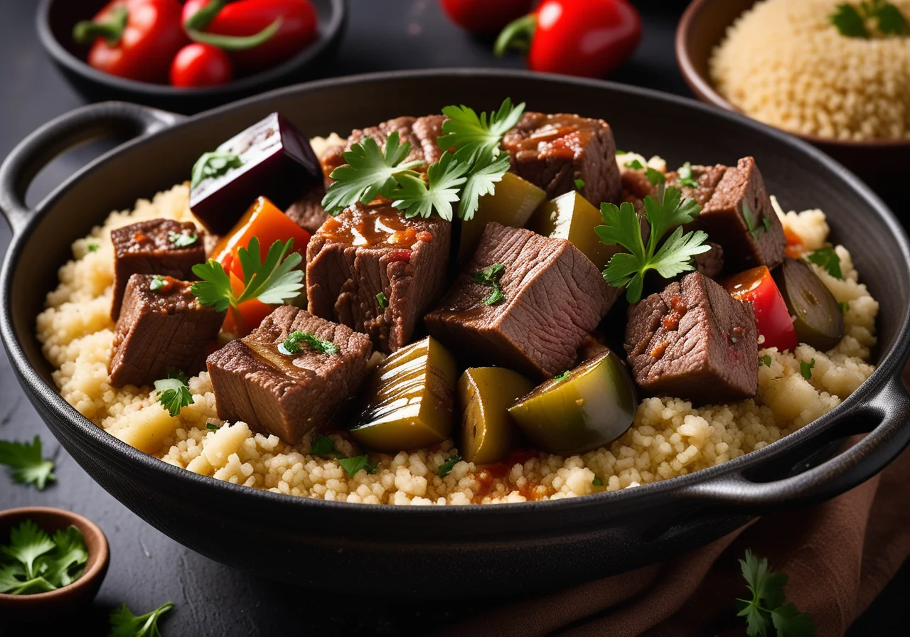 Tajine with Beef and Eggplant