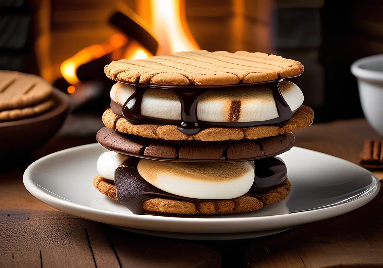 Grilled Marshmallow Sandwiches