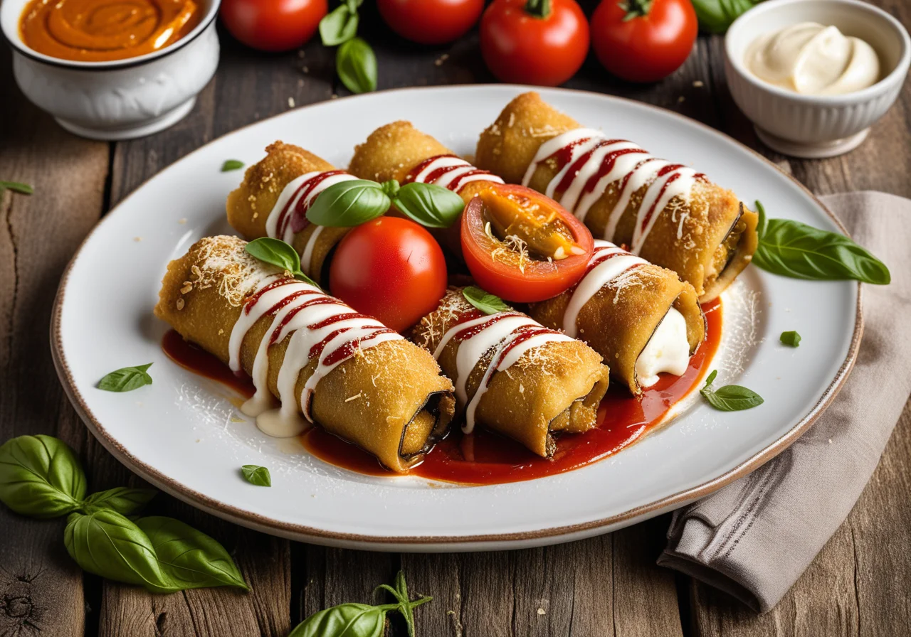 Italian Eggplant Rolls