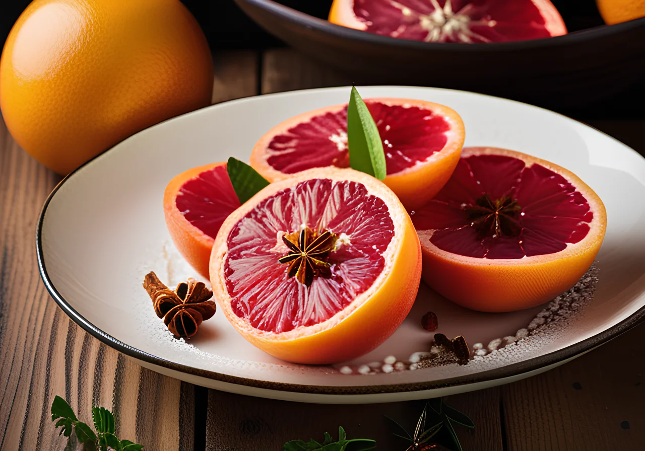 Baked Honey Grapefruit