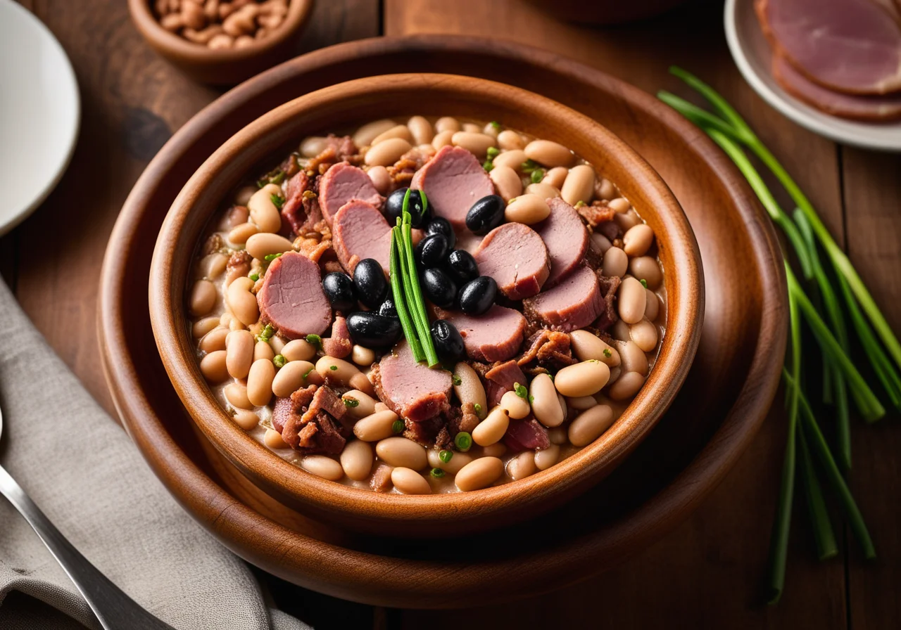 French Stew with Beans and Ham Hock (Cassoulet)