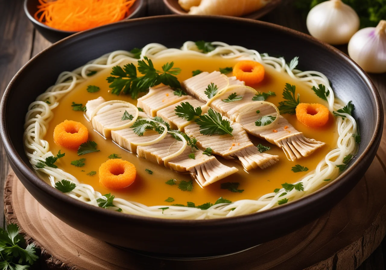 Filled Carp in Broth