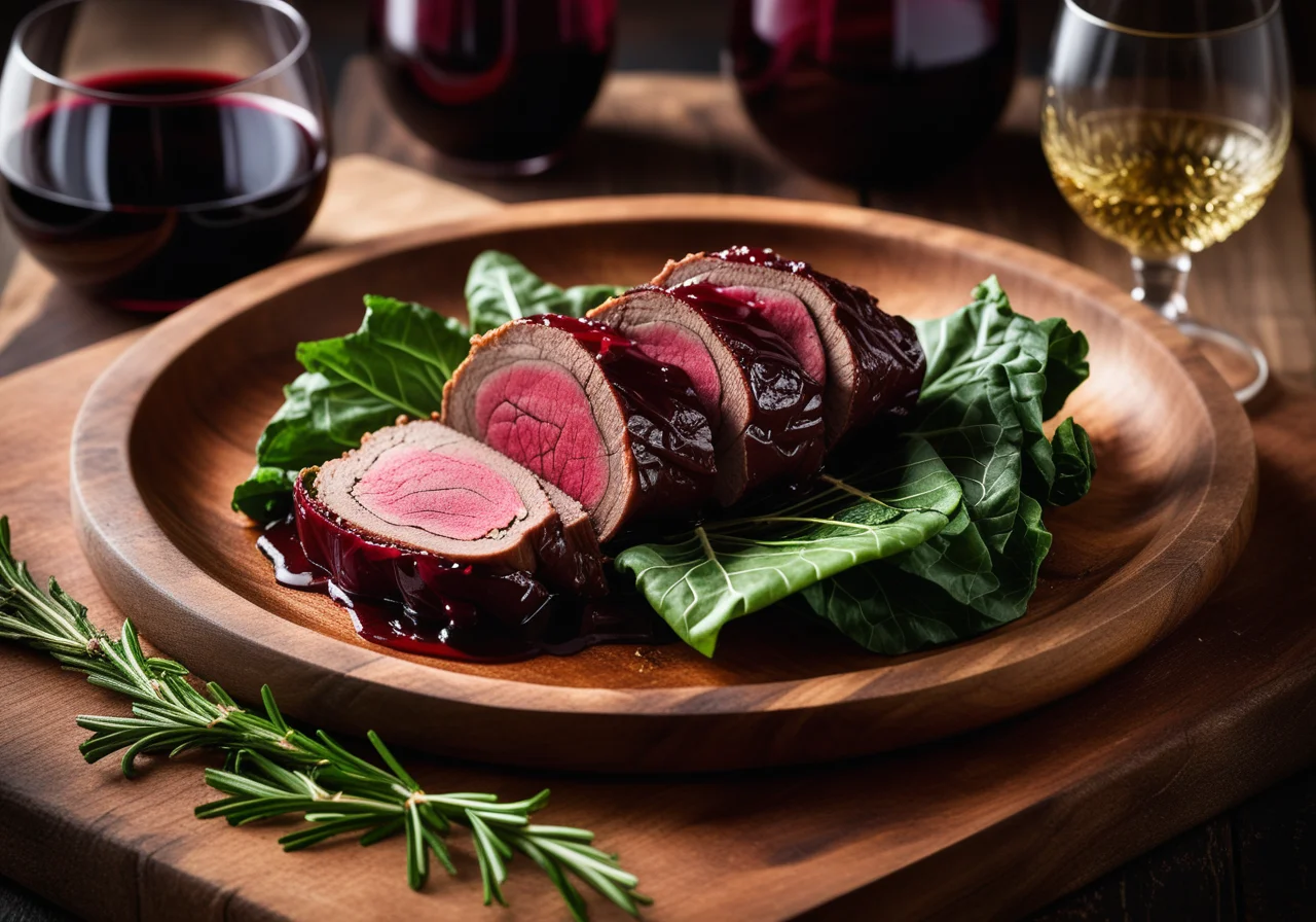 Reindeer Leg in Vegetable Sauce