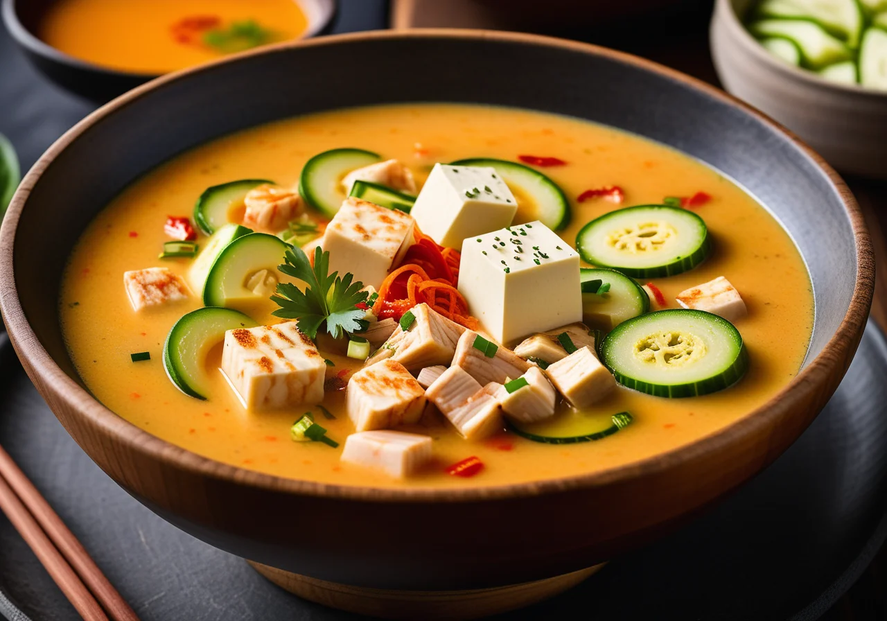 Seafood Soup with Tofu