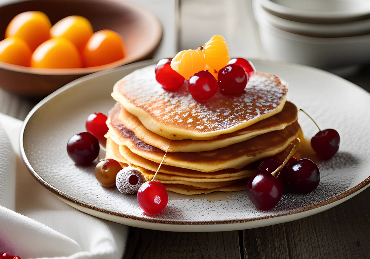 Pot Pancakes with Berries