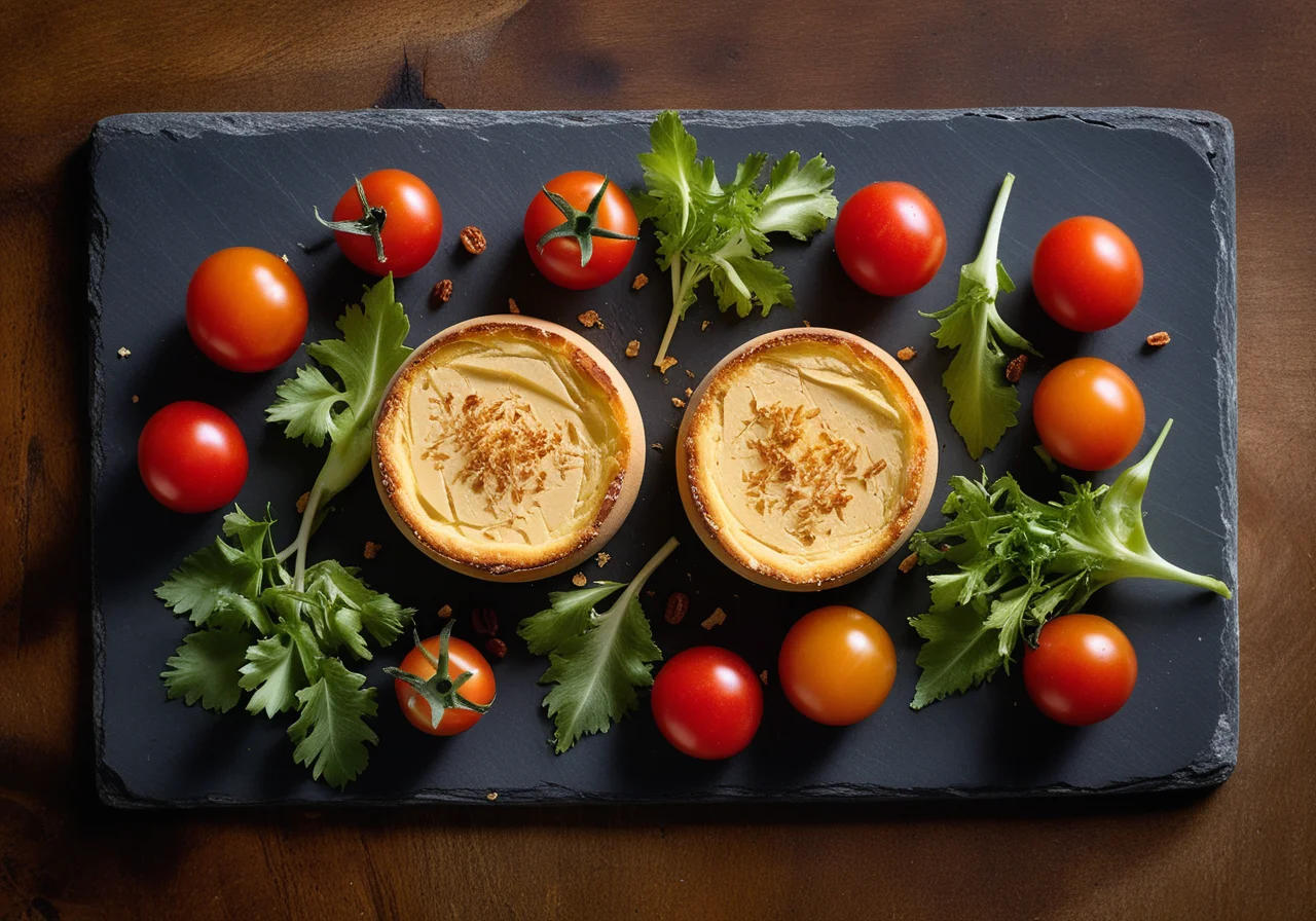 Baked Goat Cheese with Salad