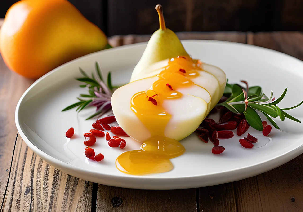 Marinated Chili Pears