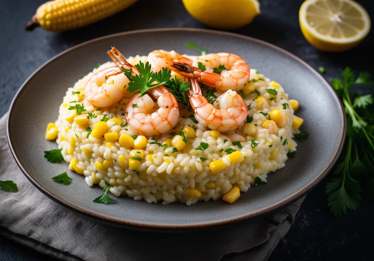 Shrimp Lemon Risotto