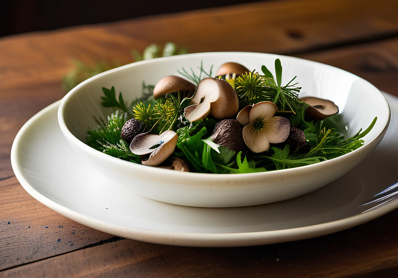Warm Mushroom Salad