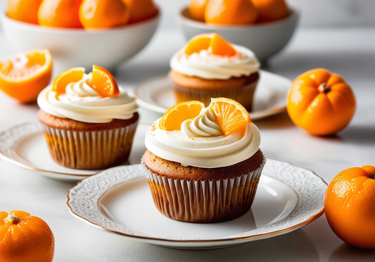 Mandarin Cupcakes