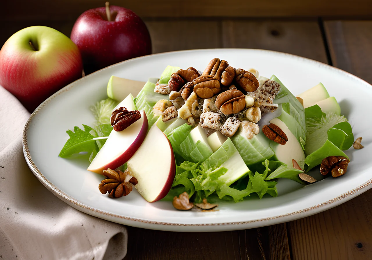 Waldorf Salad with Celery