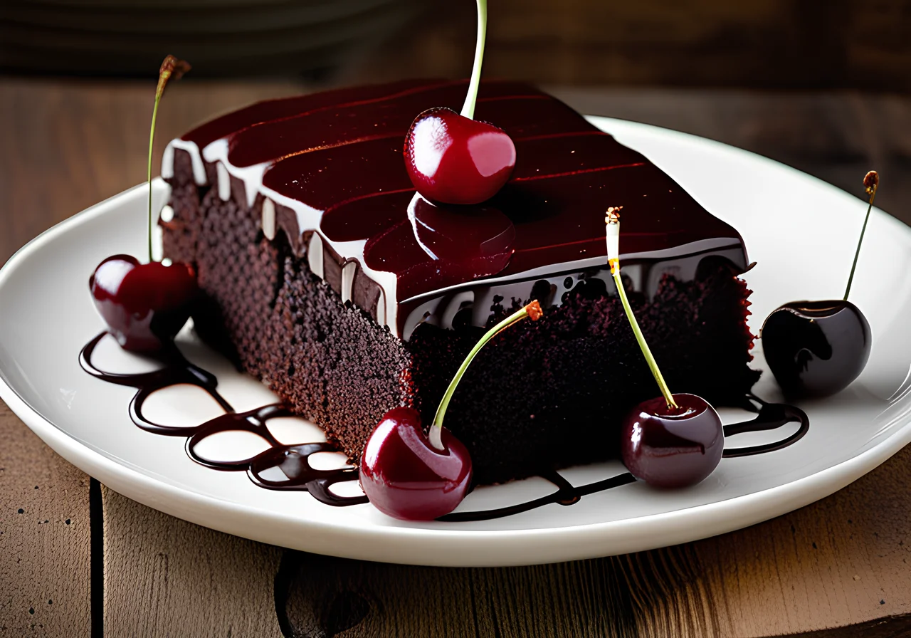 Cherry-Chocolate Cake (Snow White Cake)