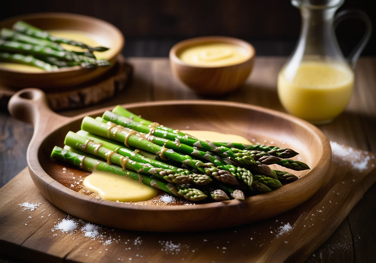 Asparagus in AMC Roaster